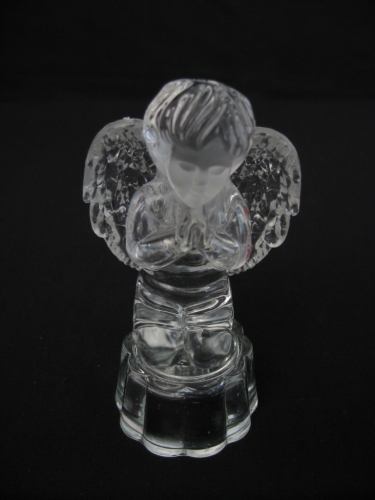 Crystal statue Praying Angel