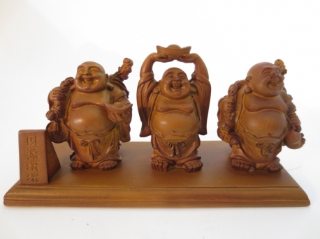 Wholesale - Buddha set of 3 on standard
