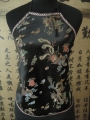 Chinese top with dragon (black)