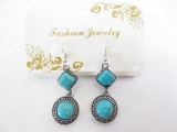 Turquoise necklace & earring set A