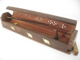 Incense box luxury wood Elephant (2 pieces)