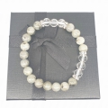 Wholesale - 8mm bracelet Labradorite with Diamond and gift box