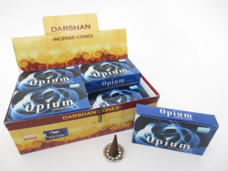 Darshan incense cones Opium