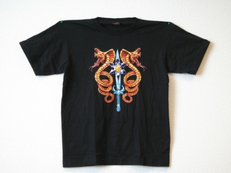 T-shirt Dragons with sword