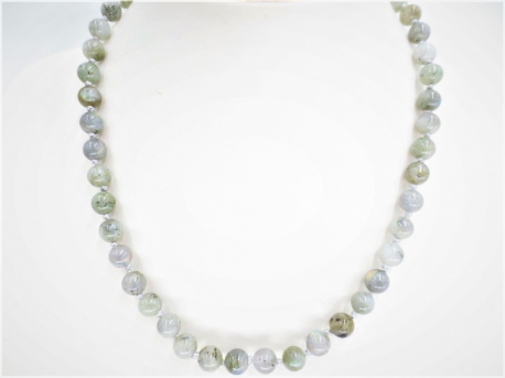 0,8cm stone beads necklace labradorite