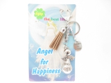 Happy Angel keychain light brown