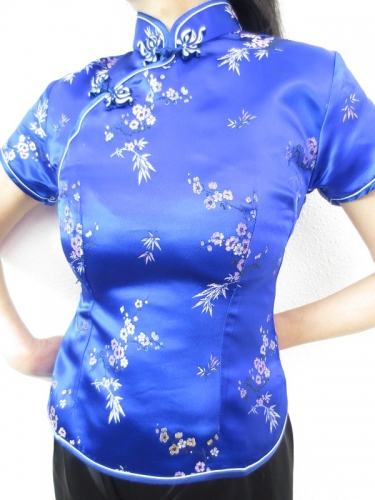 Shanghai blouse blossom blue