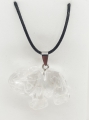 Luxury Elephant Pendant Necklace - Rock Crystal 