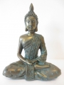 Wholesale - Bronze/Green Meditation Buddha II