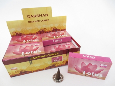 Darshan incense cones Lotus