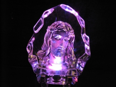 Crystal flat Jesus 