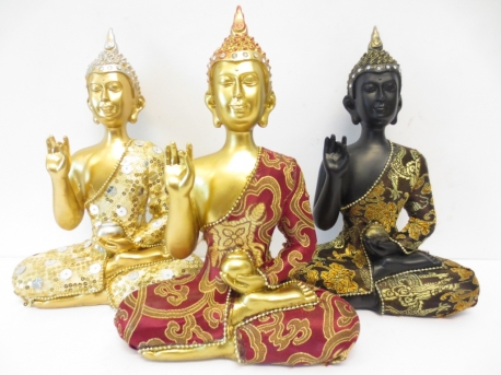 3 Thai Buddha with bowl set
