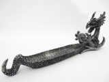 Silver Dragon incense holder