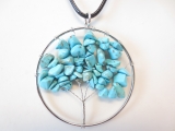 Tree of Life Necklace turquoise