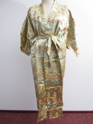Long Kimono Dragon / Phoenix Gold