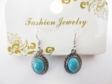 Turquoise necklace & earring set B
