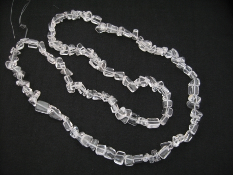 Gem stone necklace 90cm Rock Cristal