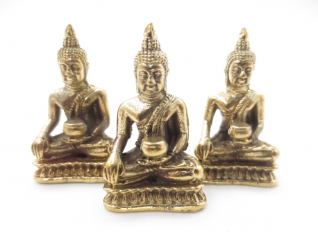 Wholesale - Bronze meditation Buddha V set of 3