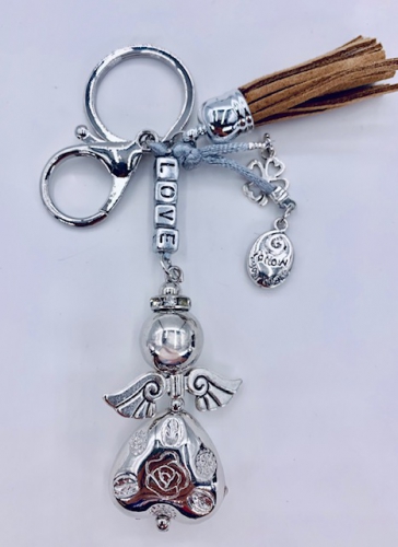 Wholesale Keychain - Love Angel keychain Light Brown