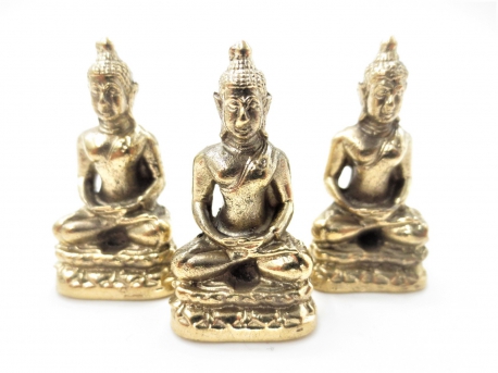 Wholesale - Bronze Meditation Buddha II set of 3