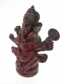 Red Ganesha statue