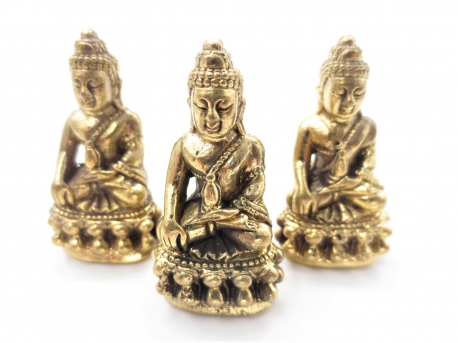 Wholesale - Bronze Buddha with vase set of 3