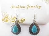 Turquoise necklace & earring set H