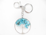 Tree of Life keychain turquoise
