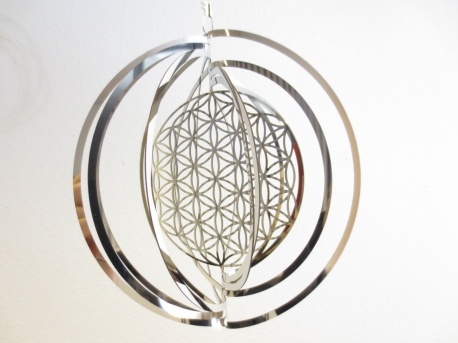 Cosmo Wind Spinner Flower of Life