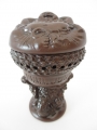 Cones incense holder buddha head