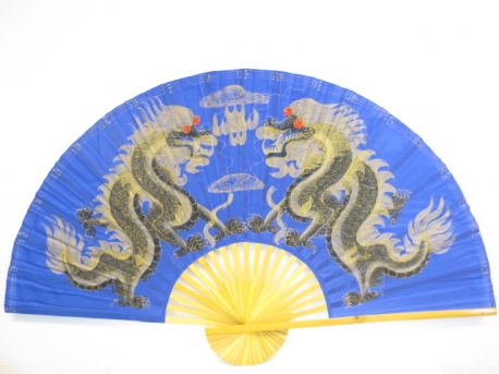 Thai fan dragon dark blue (large)