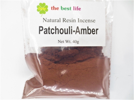 Resin Incense - Patchouli-Amber 40g