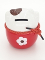 Wholesale - Lucky cat money box Red