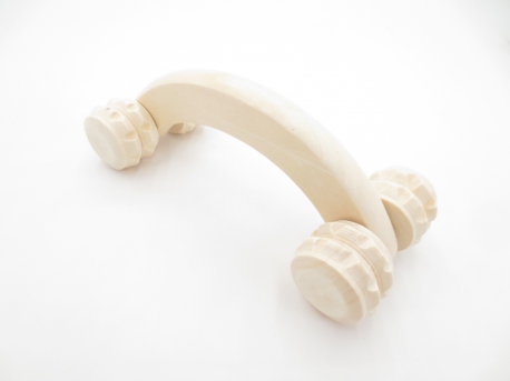 Wooden Massage Grip Roller 