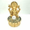 Wholesale - Meditation Led Lighting Ganesha Gold Fountain Small