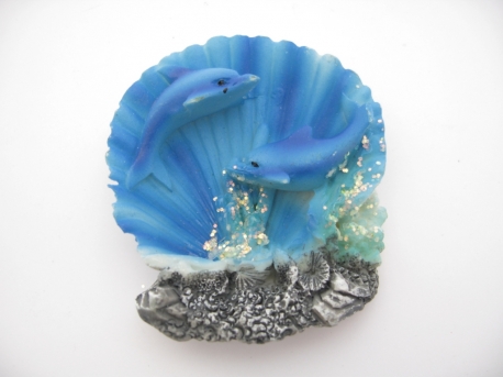 Dolphins & shell II Magnet set