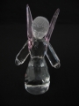 Crystal statue angel with pink wings