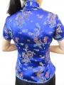 Shanghai blouse dragon/phoenix blue