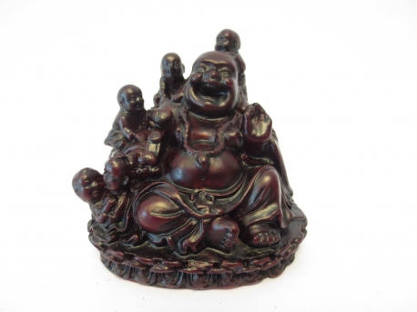 Wholesale - Buddha red sitting with children mini